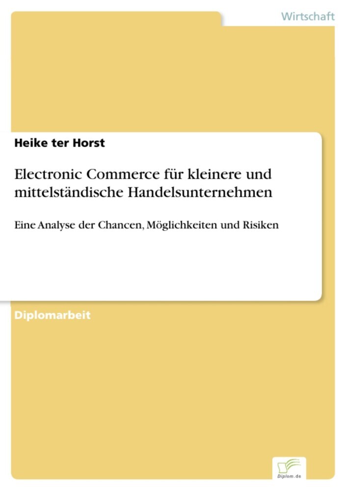 Electronic Commerce für kleinere und mittelständische Handelsunternehmen main product photo