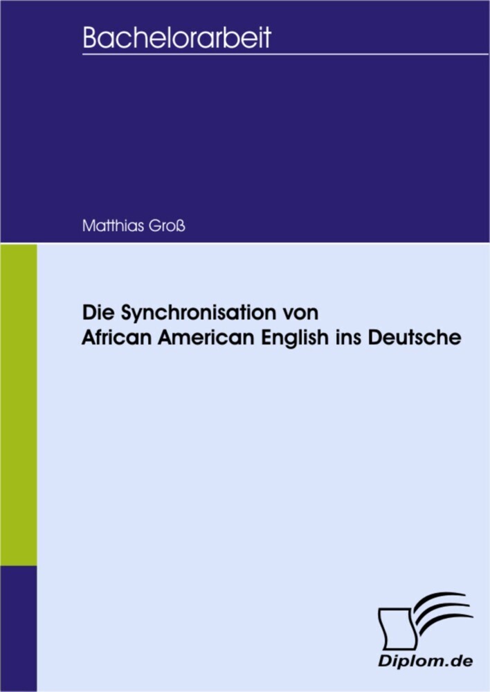 Die Synchronisation von African American English ins Deutsche main product photo