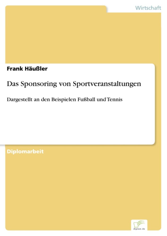 Das Sponsoring von Sportveranstaltungen main product photo