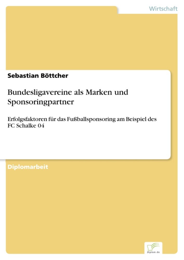 Bundesligavereine als Marken und Sponsoringpartner main product photo