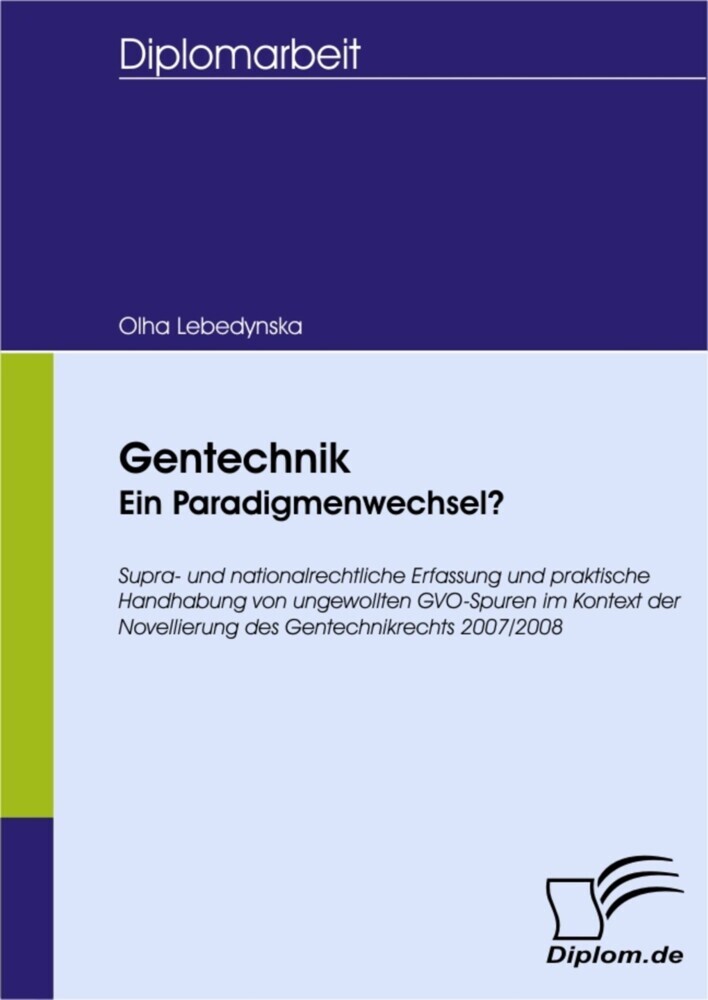Gentechnik - ein Paradigmenwechsel? main product photo