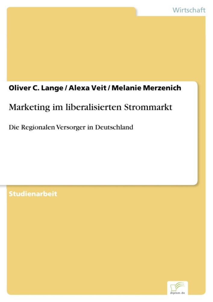 Marketing im liberalisierten Strommarkt main product photo