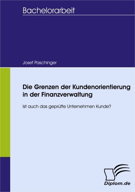Die Grenzen der Kundenorientierung in der Finanzverwaltung main product photo