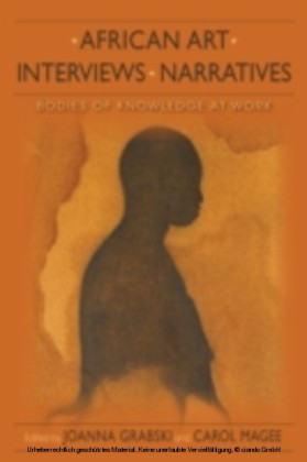 African Art, Interviews, Narratives