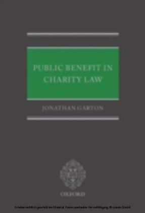 Public Benefit in Charity Law