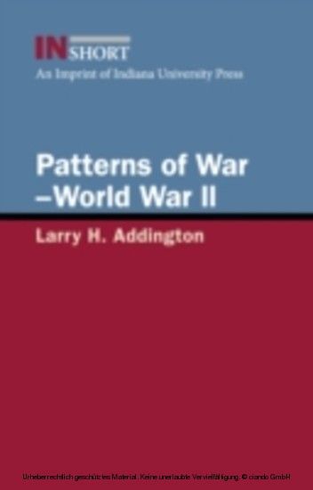 Patterns of War-World War II main product photo