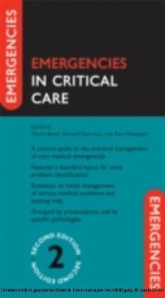 Emergencies in Critical Care main product photo