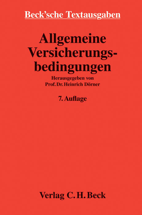 Allgemeine Versicherungsbedingungen main product photo
