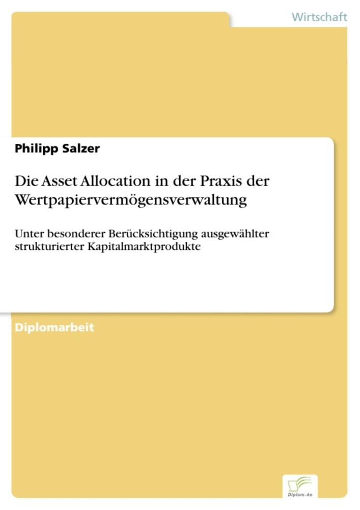 Die Asset Allocation in der Praxis der Wertpapiervermögensverwaltung main product photo