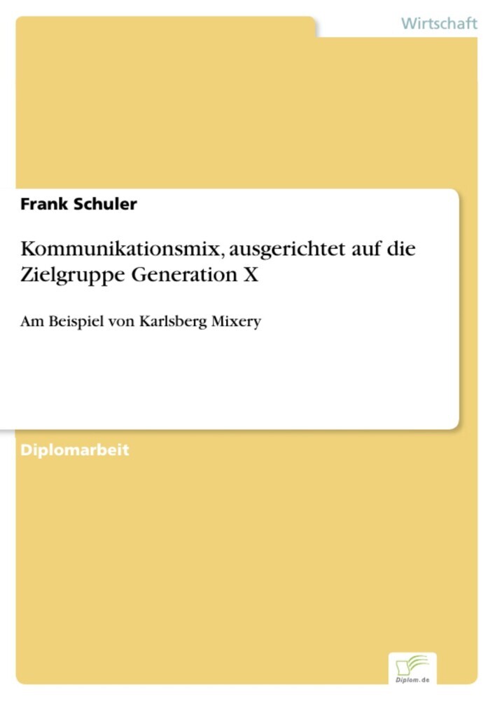Kommunikationsmix, ausgerichtet auf die Zielgruppe Generation X main product photo