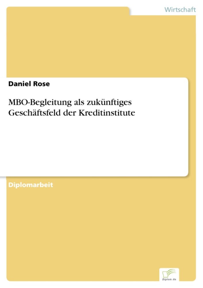 MBO-Begleitung als zukünftiges Geschäftsfeld der Kreditinstitute main product photo