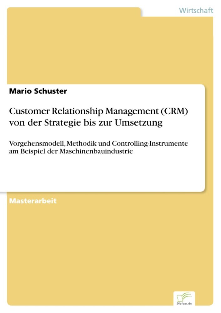 Customer Relationship Management (CRM) von der Strategie bis zur Umsetzung main product photo