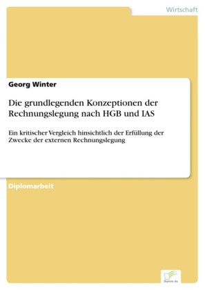 Die grundlegenden Konzeptionen der Rechnungslegung nach HGB und IAS