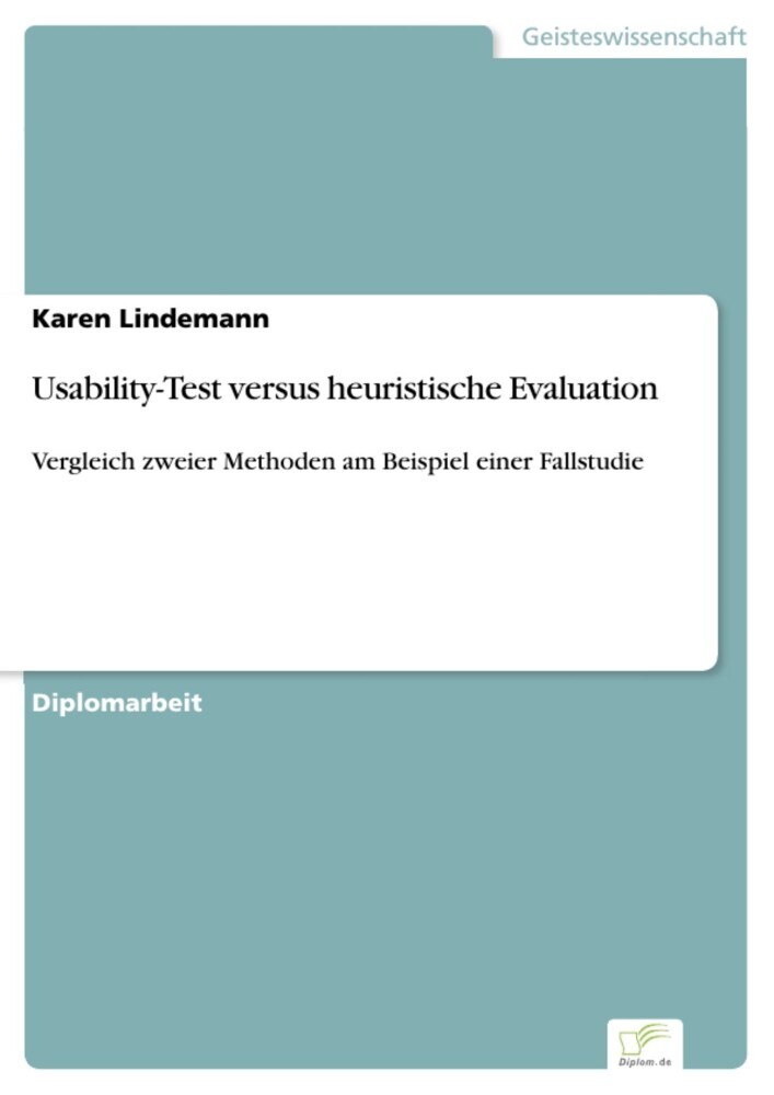 Usability-Test versus heuristische Evaluation main product photo