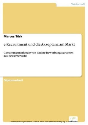 e-Recruitment und die Akzeptanz am Markt