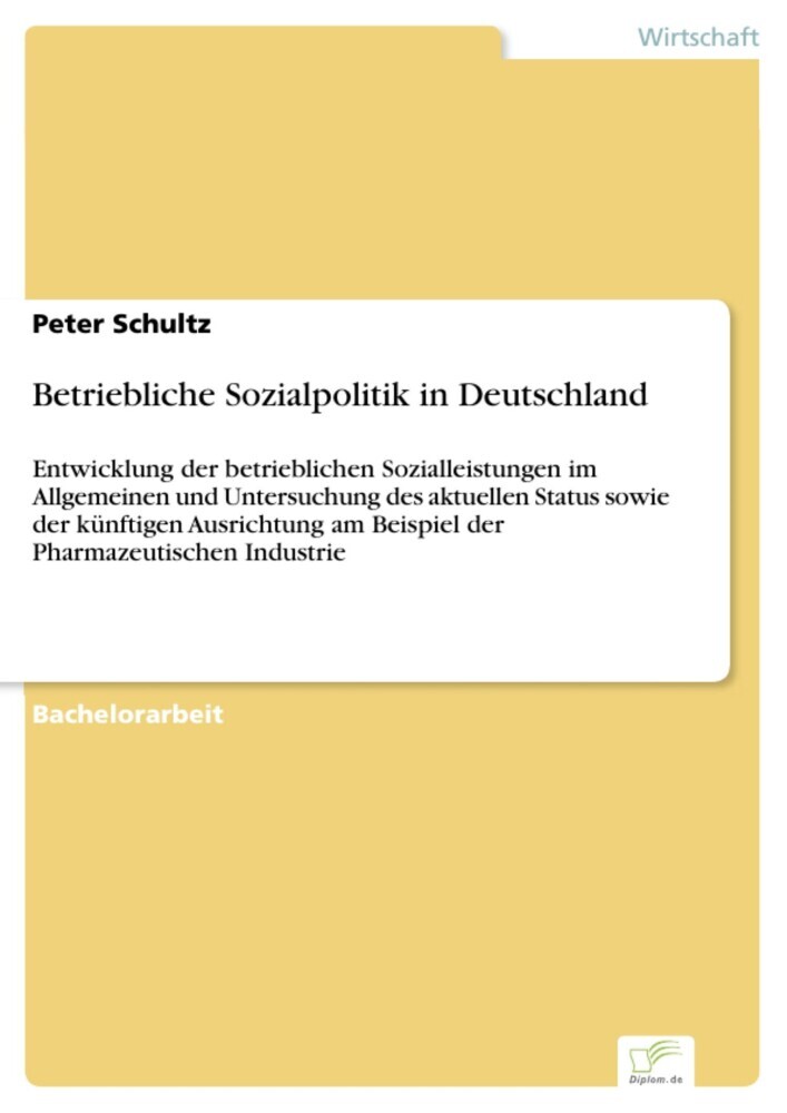 Betriebliche Sozialpolitik in Deutschland main product photo