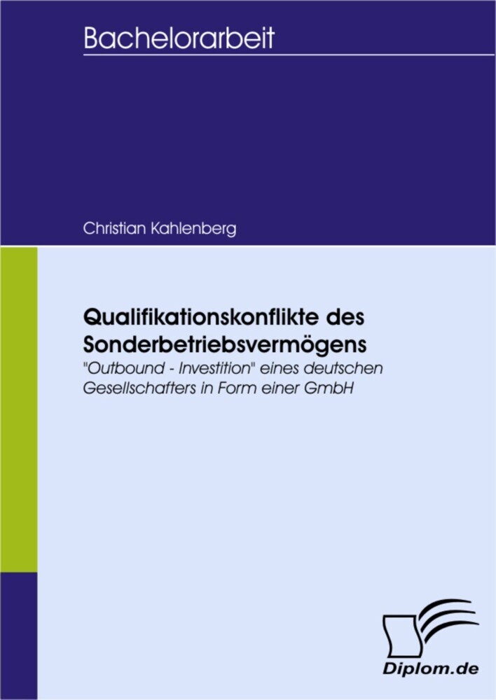Qualifikationskonflikte des Sonderbetriebsvermögens main product photo