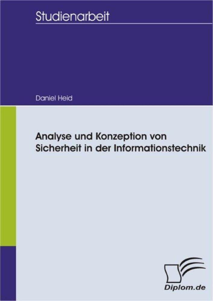 Analyse und Konzeption von Sicherheit in der Informationstechnik main product photo