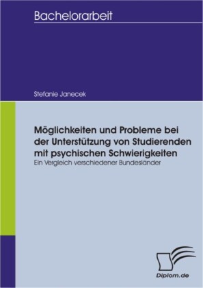 Möglichkeiten und Probleme bei der Unterstützung von Studierenden mit psychischen Schwierigkeiten