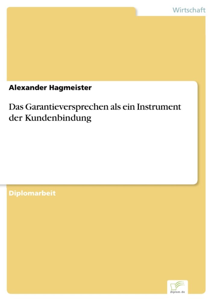 Das Garantieversprechen als ein Instrument der Kundenbindung main product photo