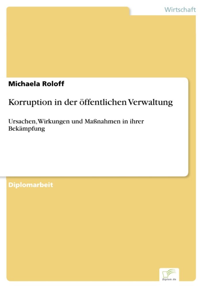 Korruption in der öffentlichen Verwaltung main product photo