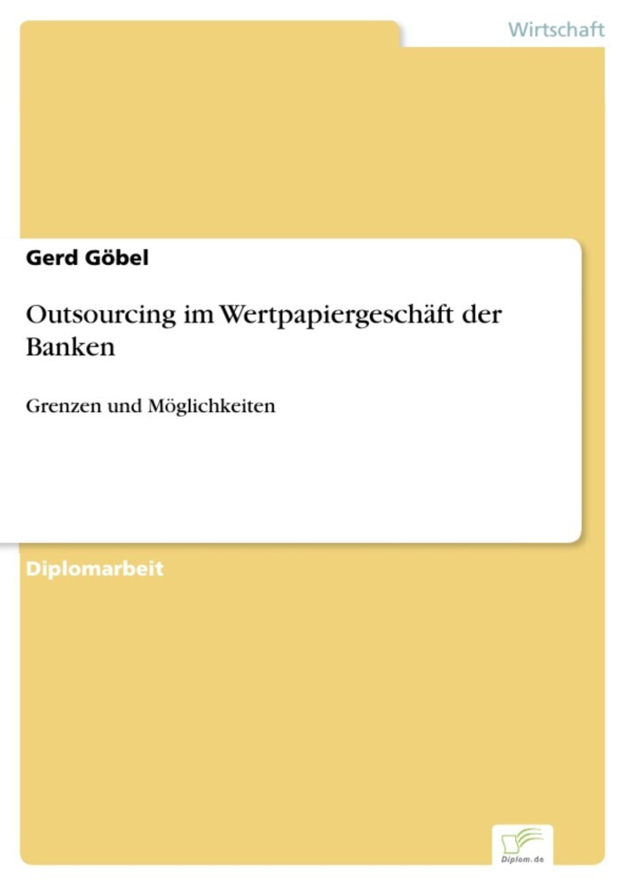 Outsourcing im Wertpapiergeschäft der Banken main product photo