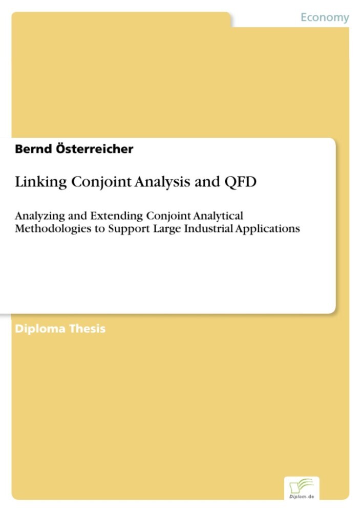Linking Conjoint Analysis and QFD main product photo