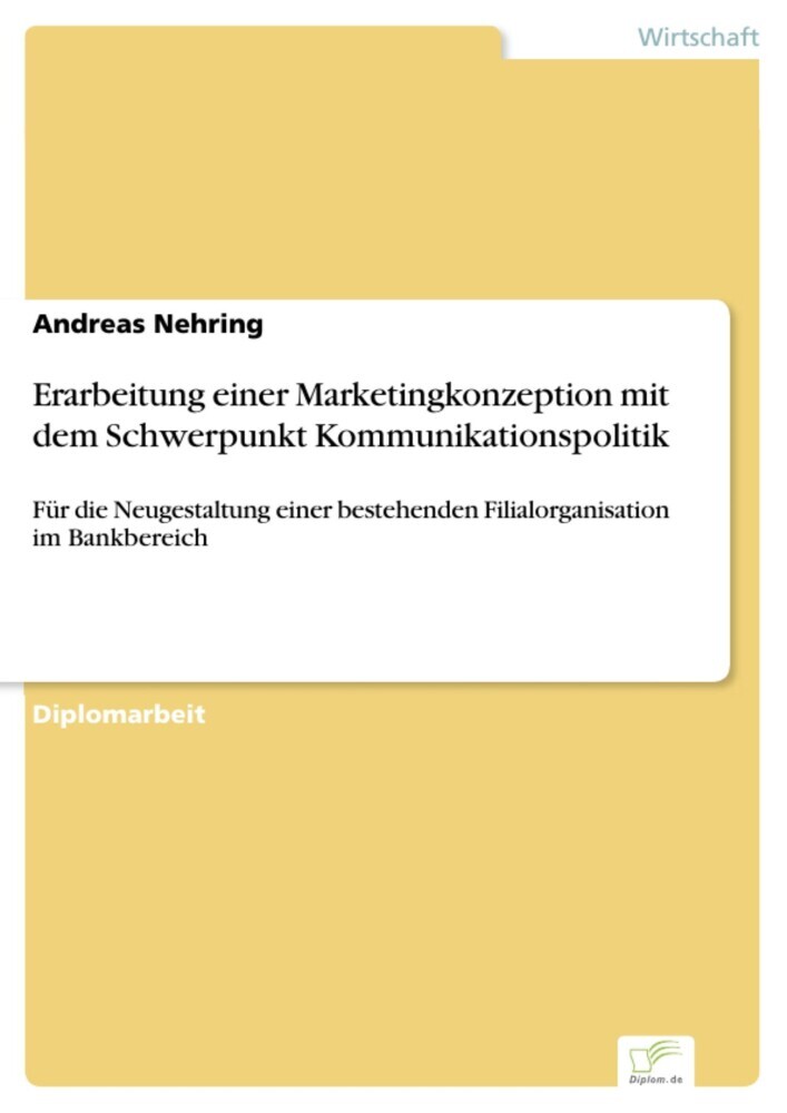 Erarbeitung einer Marketingkonzeption mit dem Schwerpunkt Kommunikationspolitik main product photo