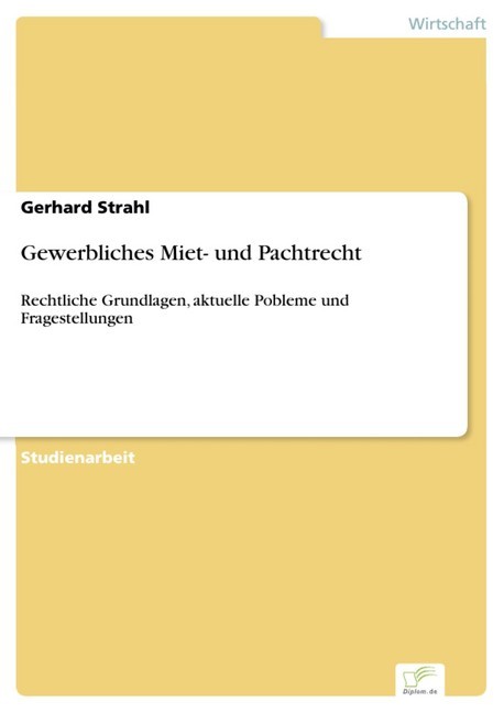 Gewerbliches Miet- und Pachtrecht main product photo