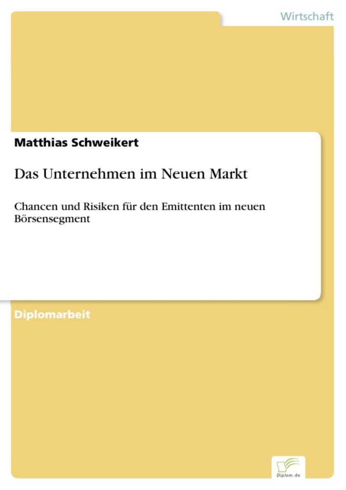 Das Unternehmen im Neuen Markt main product photo