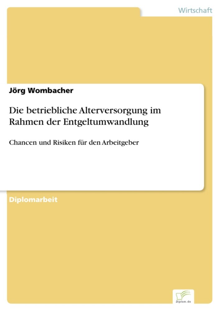 Die betriebliche Alterversorgung im Rahmen der Entgeltumwandlung main product photo
