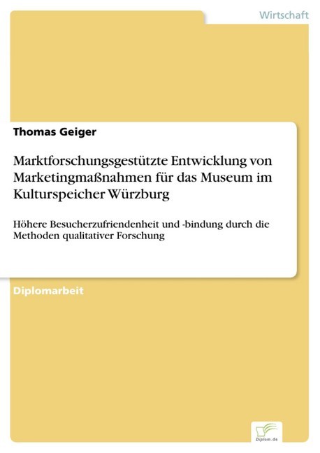 Marktforschungsgestützte Entwicklung von Marketingmaßnahmen für das Museum im Kulturspeicher Würzburg main product photo
