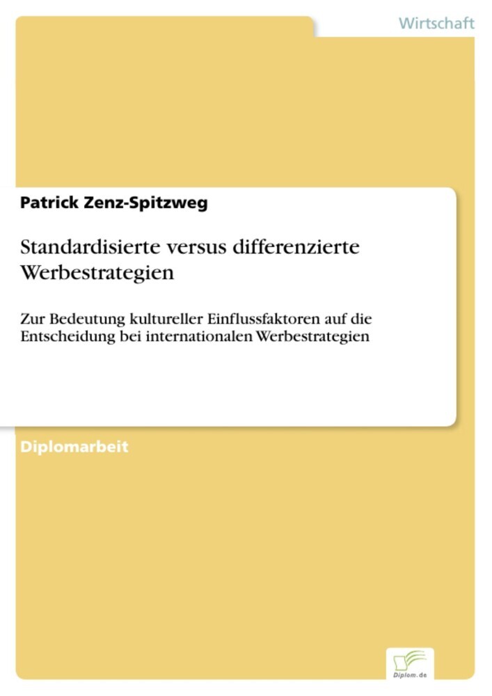 Standardisierte versus differenzierte Werbestrategien main product photo