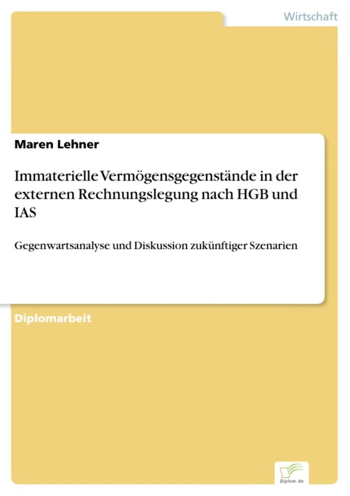 Immaterielle Vermögensgegenstände in der externen Rechnungslegung nach HGB und IAS main product photo