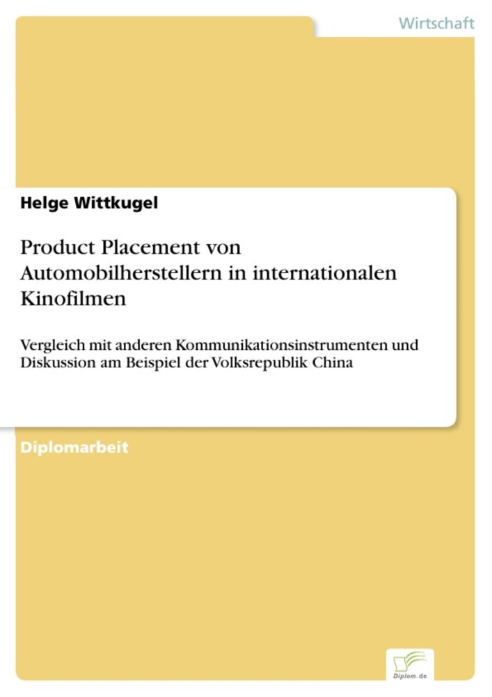 Product Placement von Automobilherstellern in internationalen Kinofilmen main product photo