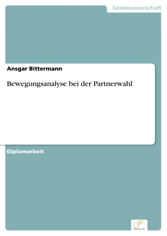 Bewegungsanalyse bei der Partnerwahl main product photo