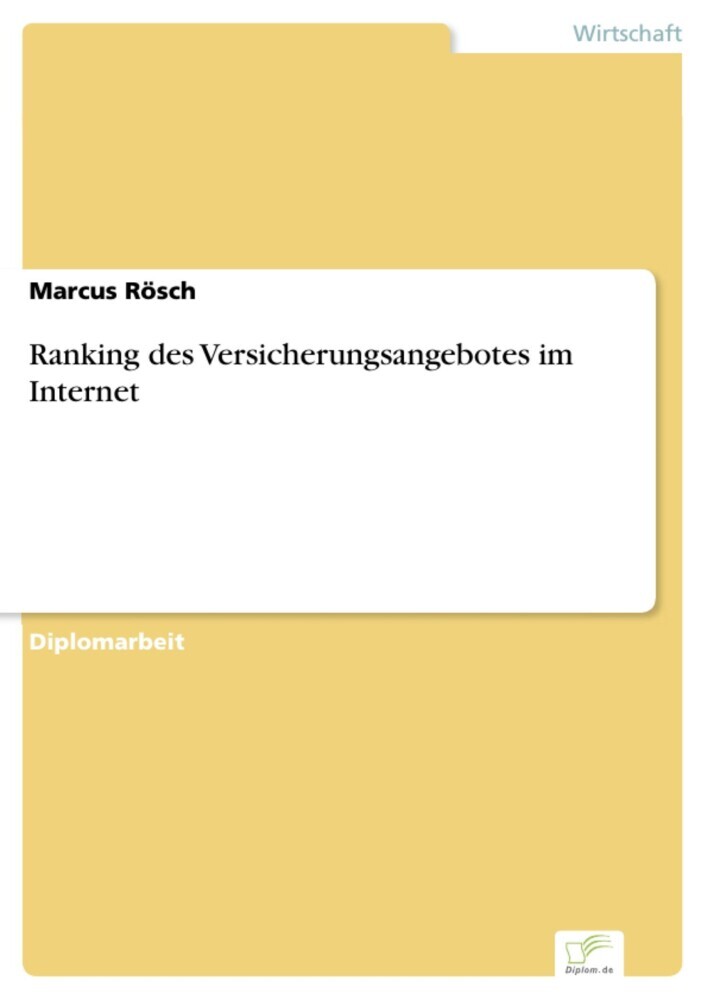 Ranking des Versicherungsangebotes im Internet main product photo