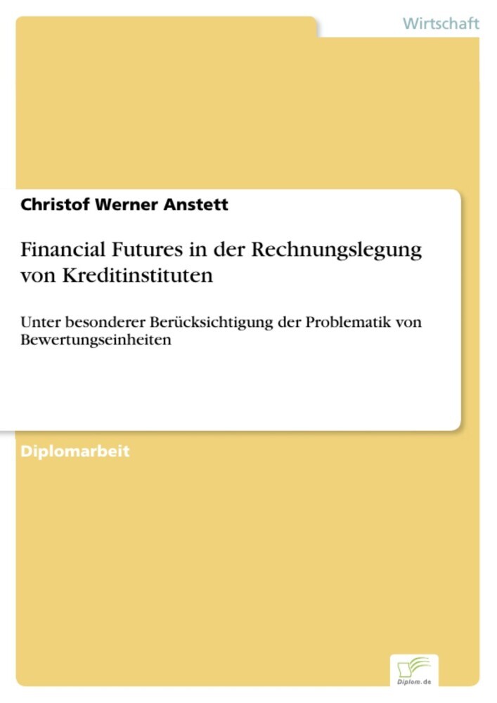 Financial Futures in der Rechnungslegung von Kreditinstituten main product photo