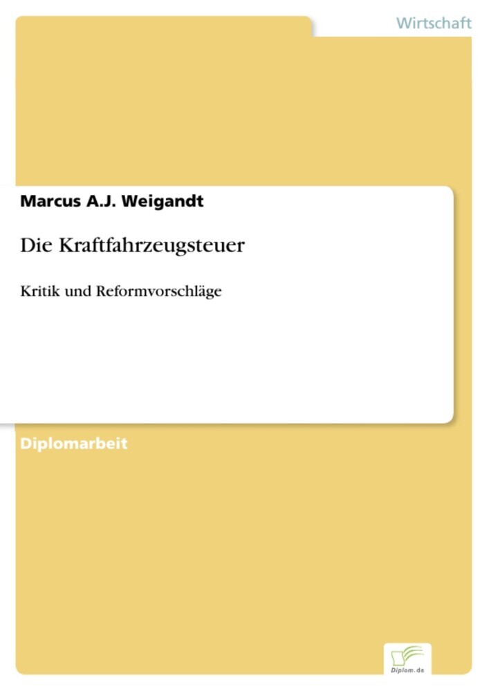 Die Kraftfahrzeugsteuer main product photo