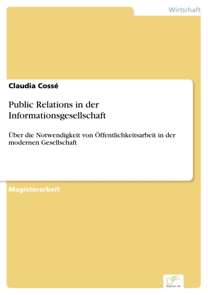 Public Relations in der Informationsgesellschaft main product photo