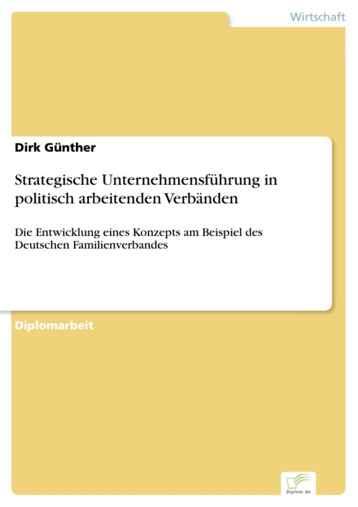 Strategische Unternehmensführung in politisch arbeitenden Verbänden main product photo