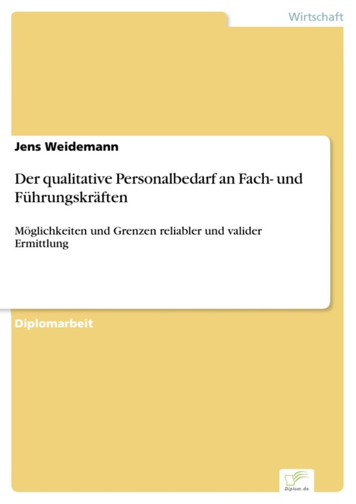 Der qualitative Personalbedarf an Fach- und Führungskräften main product photo