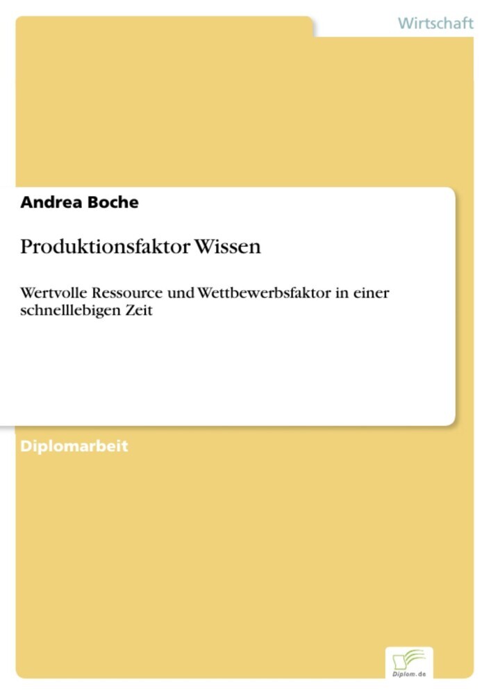 Produktionsfaktor Wissen main product photo