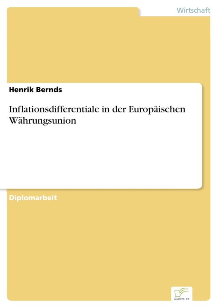 Inflationsdifferentiale in der Europäischen Währungsunion main product photo