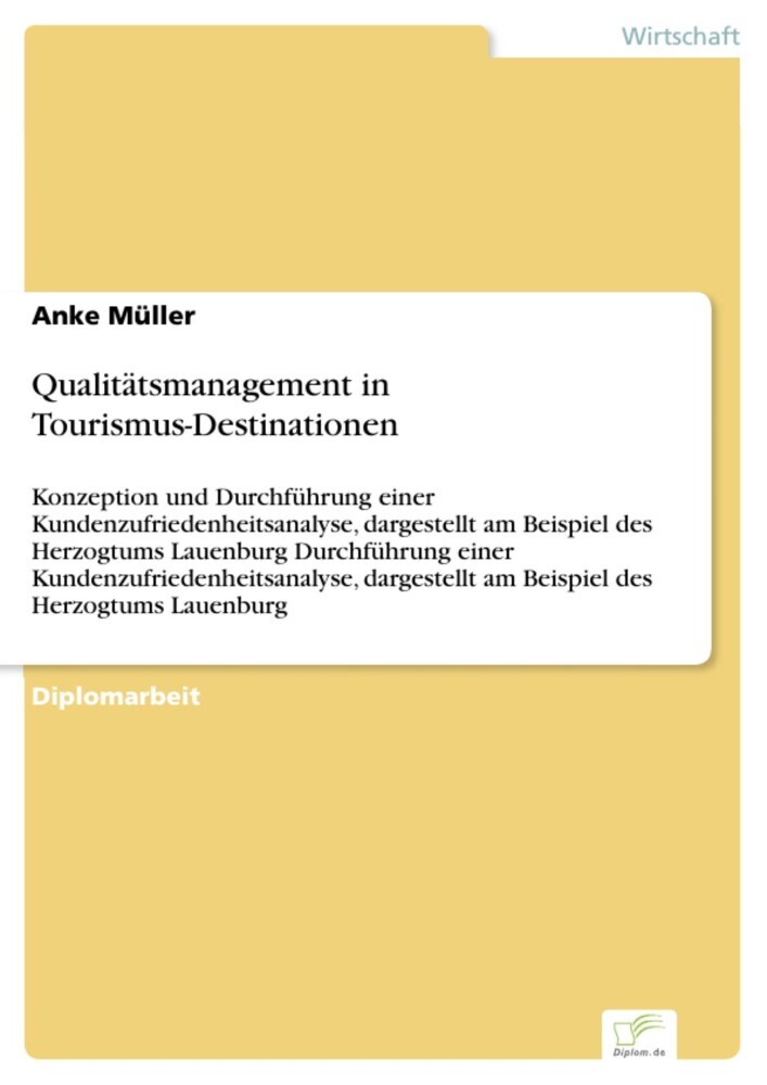Qualitätsmanagement in Tourismus-Destinationen main product photo