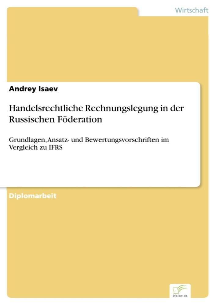 Handelsrechtliche Rechnungslegung in der Russischen Föderation main product photo