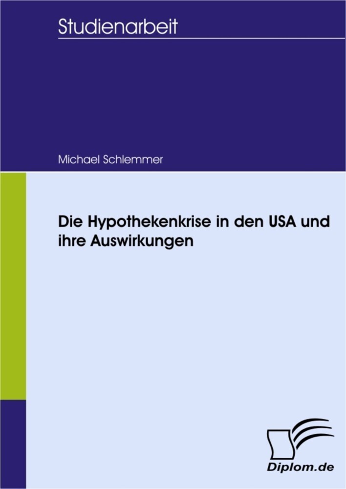 Die Hypothekenkrise in den USA und ihre Auswirkungen main product photo