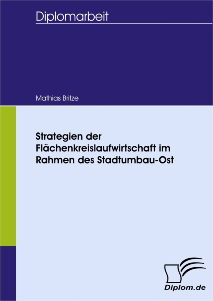 Strategien der Flächenkreislaufwirtschaft im Rahmen des Stadtumbau-Ost main product photo