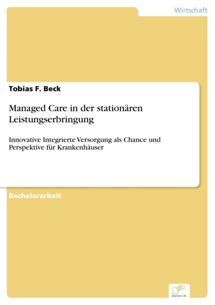 Managed Care in der stationären Leistungserbringung main product photo