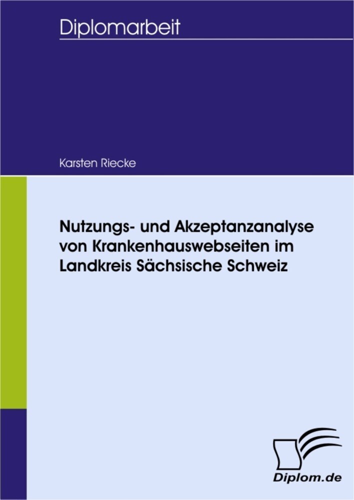 Nutzungs- und Akzeptanzanalyse von Krankenhauswebseiten im Landkreis Sächsische Schweiz main product photo